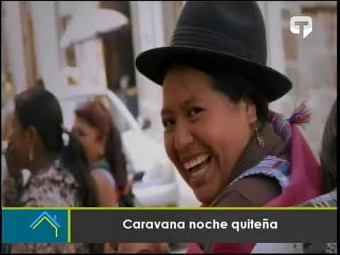 Caravana noche quiteña