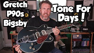 Video thumbnail for Gretsch G2622T-P90 Streamliner - P90 Gunmetal w/Bigsby by Rich Bischoff