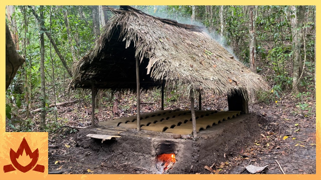 Primitive Technology: Tile Drying Hut