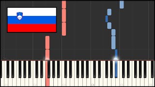 Slovenia National Anthem - Zdravljica (Piano Tutorial)