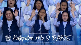 Download Lagu Katapatan Mo O DIYOS | JMCIM Central | Combined Youth and Singles Choir | Wednesday Midweek Service Thumbnail
