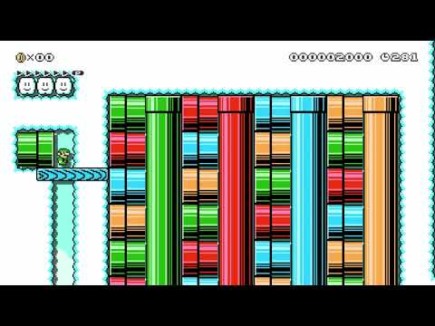 反射神経テスト　/Reflex game by SDR アイスBOX - Super Mario Maker 2 - No Commentary 1bz