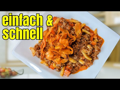 ❤️Bolognese nach Oma mit  Karotten Chips das top Ninja Speedi Rezept für die Heißluftfritteuse