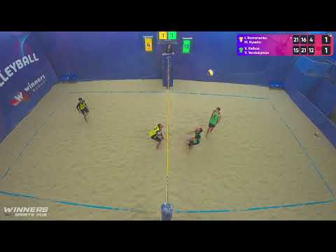 11:40 I. Romanenko / M. Kyselov - V. Kelbas / Y. Yevdokymov 09.11.2022 | Winners Beach Volleyball