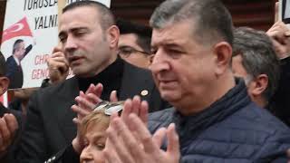 CK Enerji Akdeniz AŞ önünde basın açıklaması