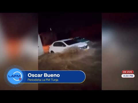 Avenida torrencial en Belén, Boyacá, innundó viviendas, socavó vías y arrastró vehículos 