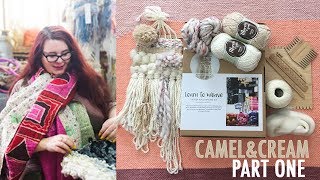 Learn to Weave Kit Tutorial by Sky Carter Colour (Camel & Cream) - Part 1