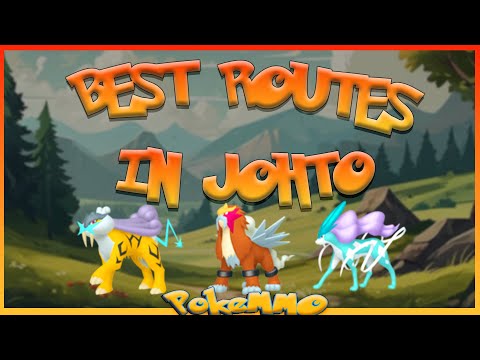 The BEST Spots to Hunt the Legendary BEAST! (Single Encounter Shiny Hunting Spots in Johto PokeMMO)