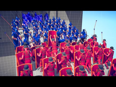 STORM THE CASTLE 100x SHIELD WALL 👑 vs 🏹 100x ARCHERS / Totally Accurate Battle Simulator ( TABS )