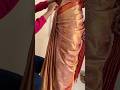 Kerala Bride Saree Draping🫶 ️‍