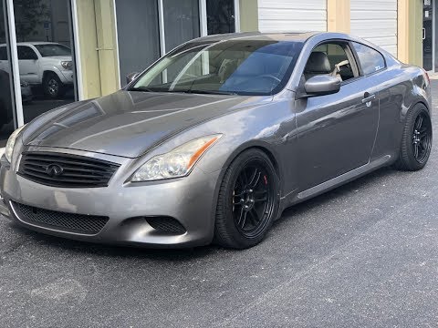 Lowering springs installed | G37