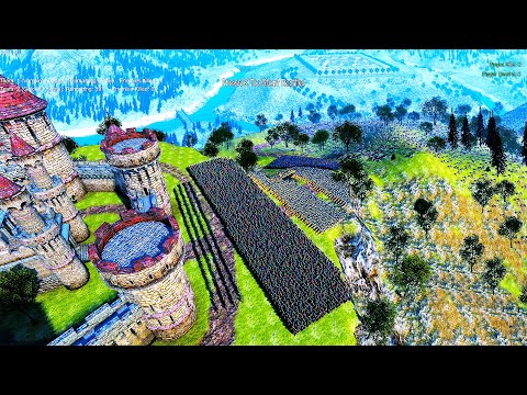 25,000 Vampire Lay Siege Heroes Castle - Ultimate Epic Battle Simulator UEBS