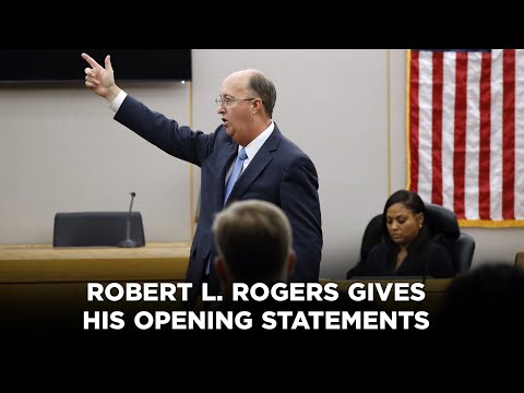 Defense Attorney Robert L. Rogers gives his his opening statements on Amber Guyger murder