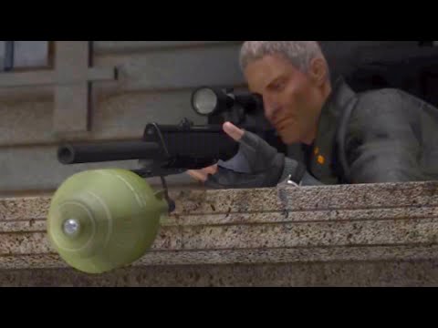 Resident Evil Outbreak HD 60 fps — Nikolai and UBCS versus Thanatos