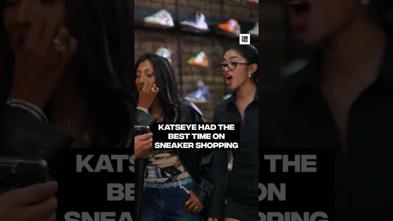 @katseyeworld had way too much fun on #SneakerShopping 😂