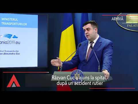 Stiri Mediafax 15 Iulie - Răzvan Cuc, ministrul Transporturilor, în spital