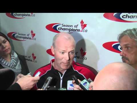 2011 Tim Hortons Brier - Semi-final Media Scrum