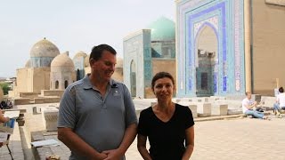 Adrian and Teri Moore from America to Uzbekistan!