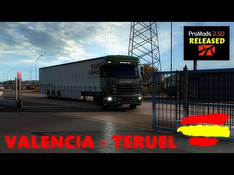 NATURAL GRAPHICS REALISTIC | Promods 2.50 - ETS2 update 1.38 | VALENCIA - TERUEL #2