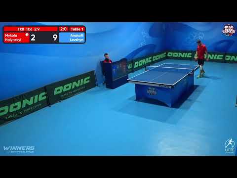 23:30 Mykola Halynskyi 3 - 0 Anatolii Levshyn West 5 WIN CUP 23.10.2022 | TABLE TENNIS WINCUP