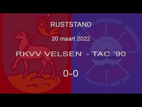 Samenvatting RKVV VELSEN - TAC '90  Hoofdklasse A zondag 20-03-2022