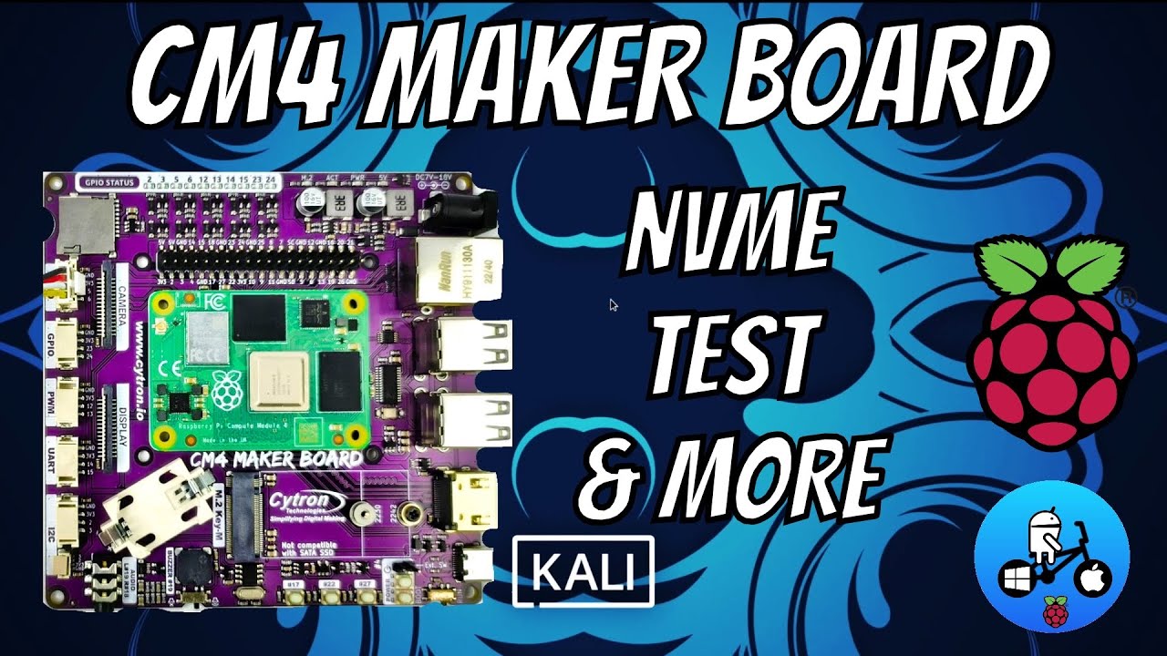 Great connectivity. CM4 Maker board Raspberry Pi