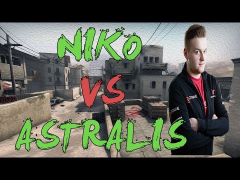 CSGO: POV mouz NiKo vs Astralis (24/12) dust2 @ ECS Season 1