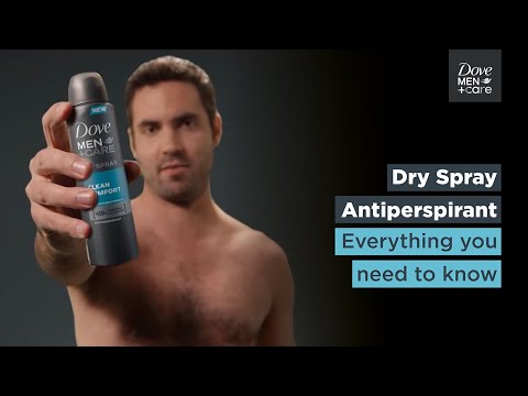 How to use dry spray antiperspirant | Dove Men+Care