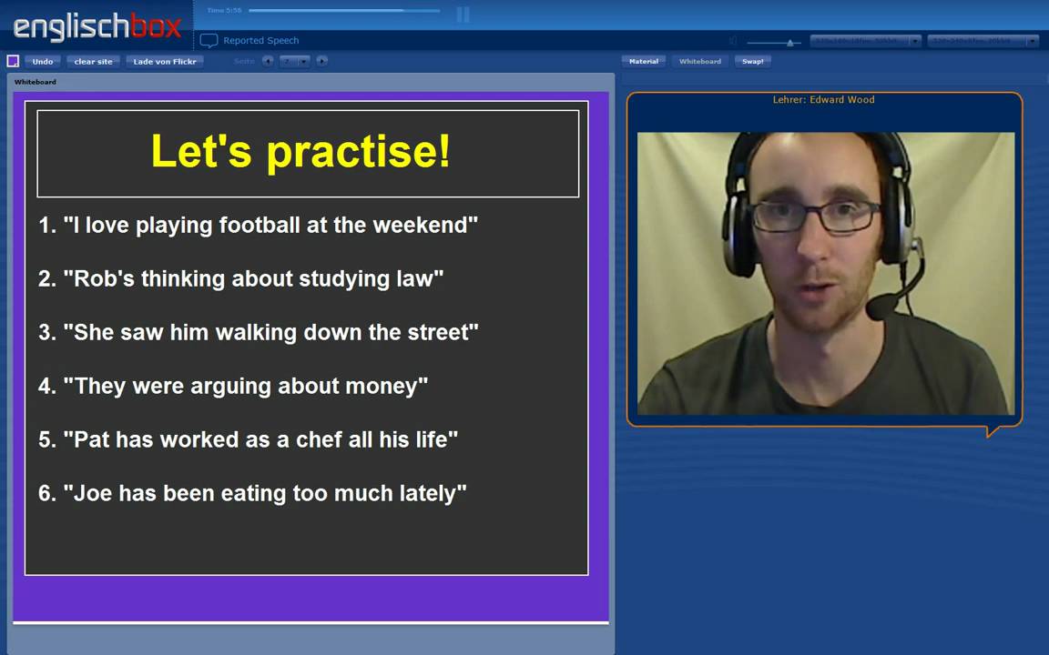 Reported Speech | English Lesson