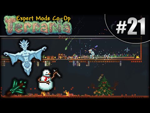 Terraria Expert Mode Co-Op (1.3): Episode 21 -  Frost Moon!