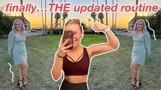 MY *healthy and fun* FULL WEEK OF WORKOUTS *simple + effective, how to balance LIFTING with RUNNING*
