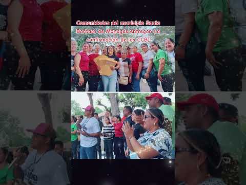 Municipio Santa Barbara de Monagas entrega actas de  confirmación de CCBI #ComandosDeComunidad
