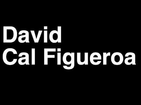 How to Pronounce David Cal Figueroa Germany Silver Medal Canoe 1000m London 2012 Olympics Video
