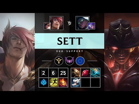 Sett Support vs Senna - EUW Master Patch 25.14