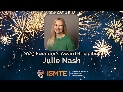 2023 ISMTE Founder's Award Recipient Julie Nash