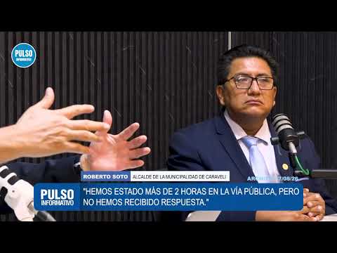 ALCALDE DE LA PROVINCIA AREQUIPEÑA DE CARAVELÍ REQUIERE DECLARATORIA DE ESTADO DE EMERGENCIA  PERO