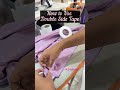 How to Use Double Side Tape