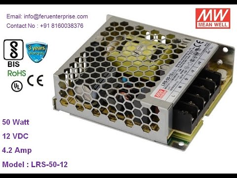 LRS-50-12 Meanwell SMPS Power Supply