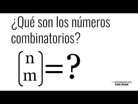 ¿QUÉ SON LOS NÚMEROS COMBINATORIOS?