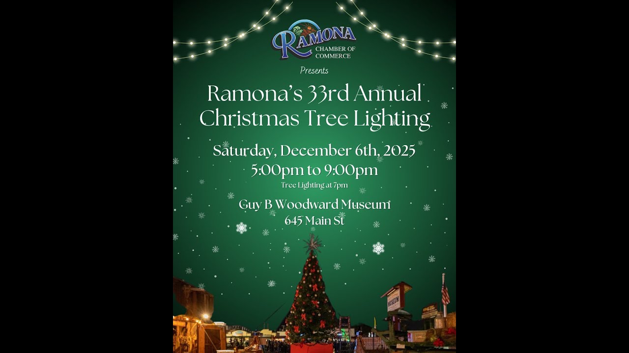 12-06-2025 Ramona Christmas Tree Lighting