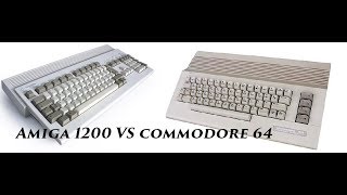 AMIGA 1200 VS COMMODORE 64 GAMEPLAY