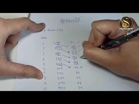 สูตร หวย