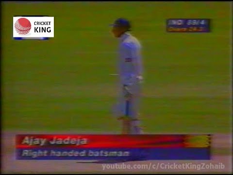 Ajay Jadeja 72 of 69 balls & Quick Stand with Srinath vs South Africa  Sharjah Cup 1996