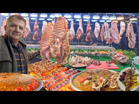 🤯 YOU WON'T BELIEVE THIS! Slemani, Iraq: Kebab Street Food Paradise! 🇮🇶 MUST TRY!