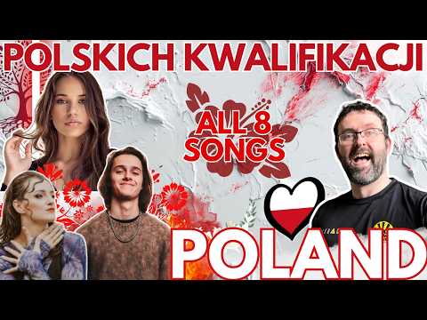 🇵🇱 Polskich Kwalifikacji All 8 Songs REACTION & ANALYSIS | Poland 🇵🇱 | Eurovision 2026