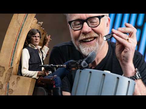 Adam Savage Inspects Sideshow's Prototype Han Solo Statue!