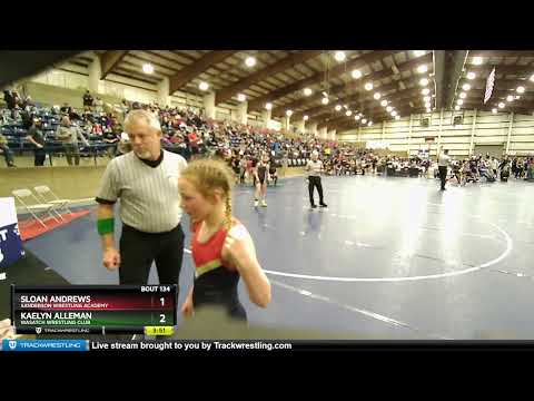 90-95 Lbs Round 2 - Kaelyn Alleman, Wasatch Wrestling Club Vs Sloan Andrews, Sanderson Wrestling A