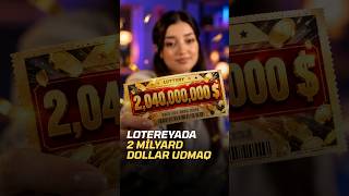 Təsəvvür edin, lotereyada 2 milyard dollar udursunuz, amma sizə 628,5 milyon dol