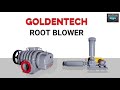 Root Blower Goldentech Type GT 080 POWER 7.5Hp/5.5Kw High Pressure Pump 3