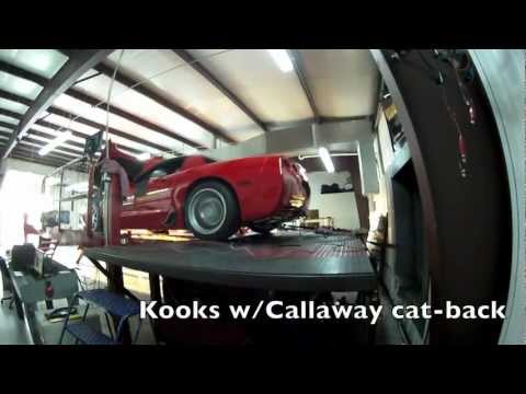 C5 Z06 dyno comparison: stock vs. Kooks headers